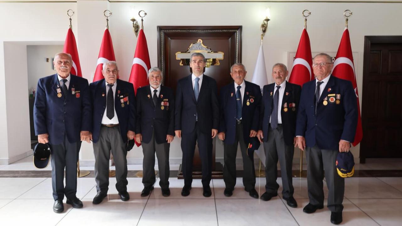 Gaziler ve Şehit Yakınlarından Vali Aktaş’a Ziyaret