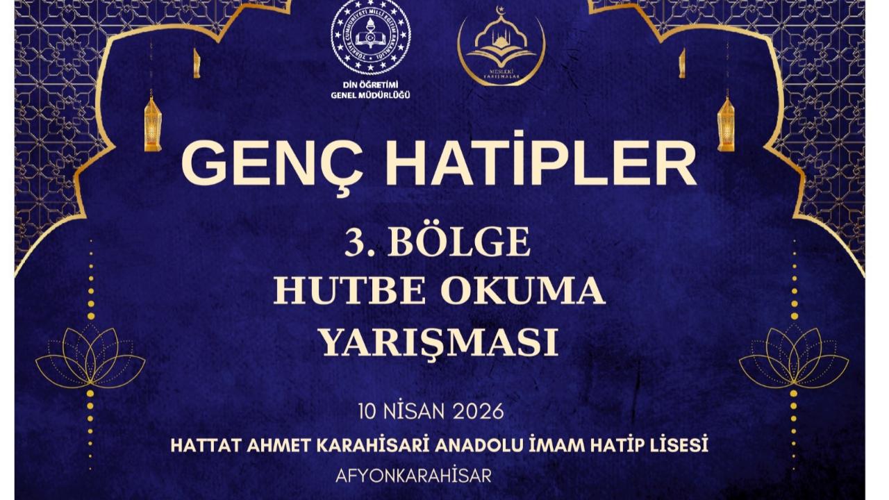 Genç Hatipler Afyonkarahisar’da Hutbe Okuma Yarışmasında Buluşuyor