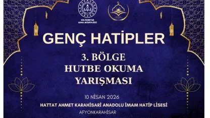 Genç Hatipler Afyonkarahisar’da Hutbe Okuma Yarışmasında Buluşuyor