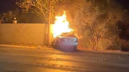 İzmir’de Feci Kaza: Alev Alan Otomobilde Sürücü Hayatını Kaybetti!