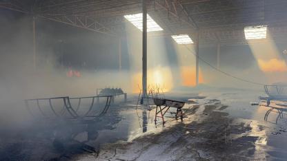 Kamış Fabrikasında ki Yangın 3 Saat Sonra Kontrol Altına Alındı