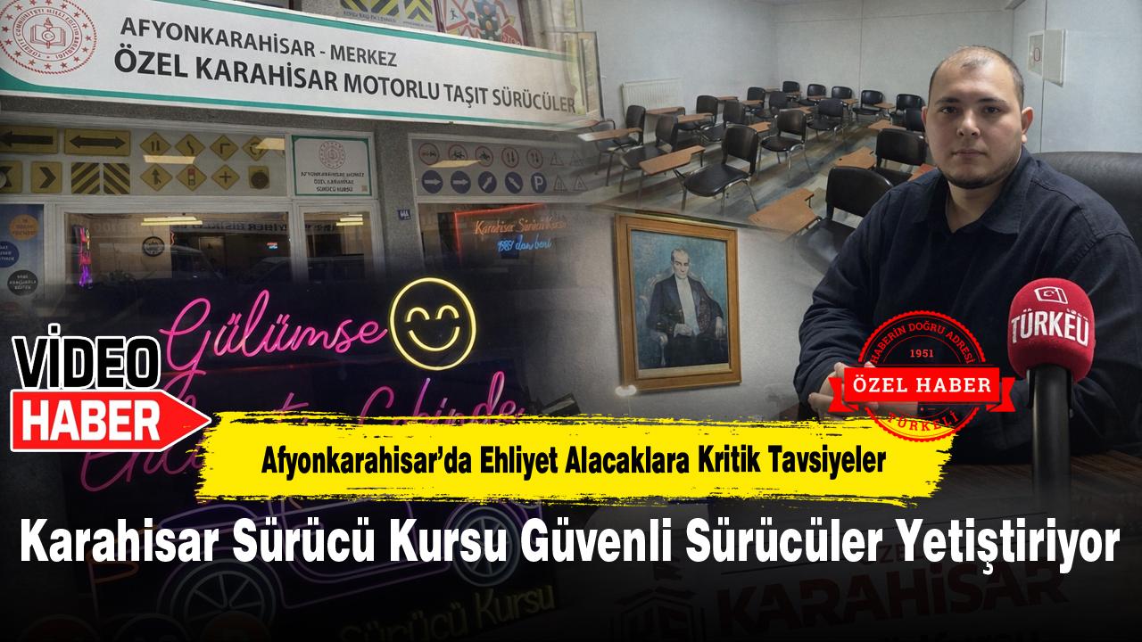 Karahisar Sürücü Kursu Güvenli Sürücüler Yetiştiriyor