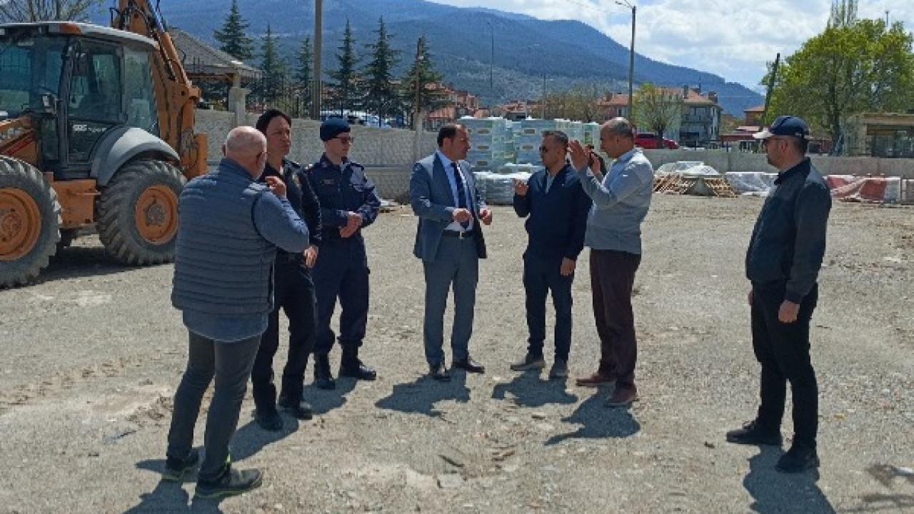 Kaymakam Türker Emniyet Binasında İncelemelerde Bulundu