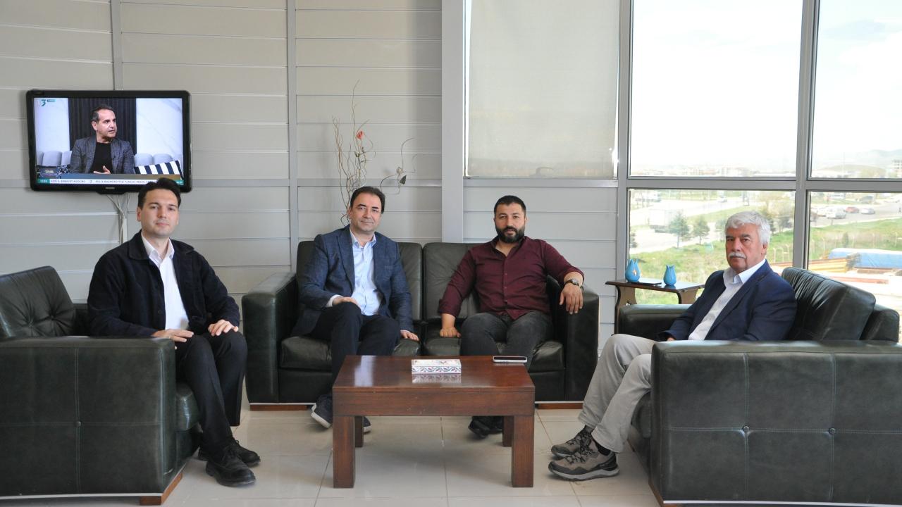 Meclis Üyesi Baykara ve İş İnsanı Kocaşaban’dan TV3’e Hayırlı Olsun Ziyareti