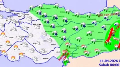Meteoroloji'den 14 İl İçin Sarı Kodlu Uyarı! Kuvvetli Yağış, Kar, Fırtına Ve Çığ Tehlikesine Dikkat