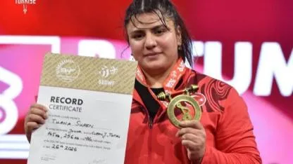 Milli Halterci Tuana Süren, Avrupa Üçüncüsü!