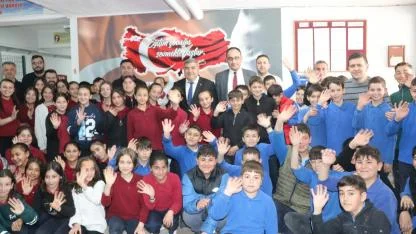 Müdür Sünnetci’den Çobanlar’da Okul Ziyareti