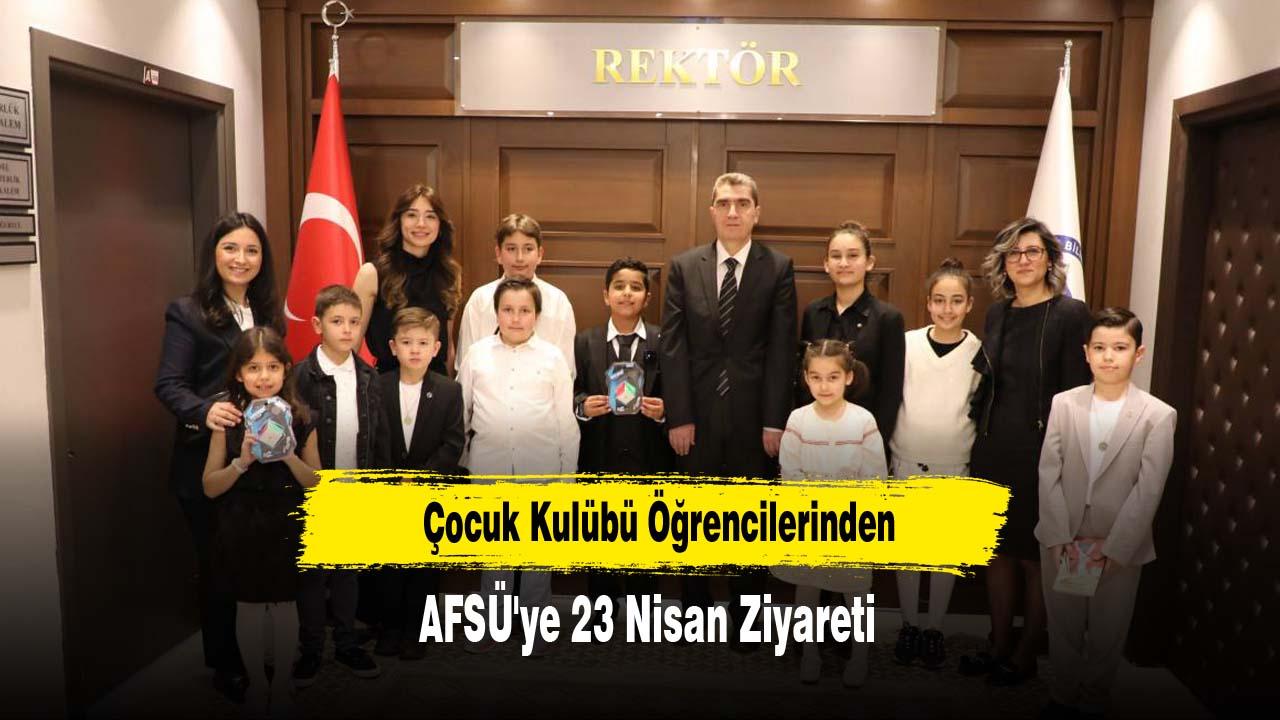 Çocuk Kulübü Öğrencilerinden AFSÜ'ye 23 Nisan Ziyareti