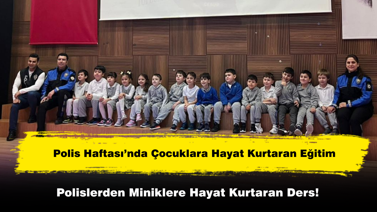 Polislerden Miniklere Hayat Kurtaran Ders!