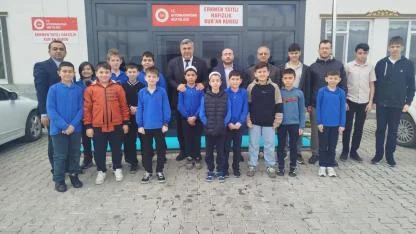 Müdür Sünnetci, Hafızlık Yarışması Birincilerini Ziyaret Etti