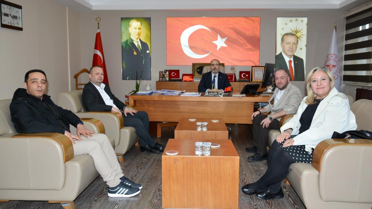Başkan Nizamoğlu'ndan, İl Sağlık Müdürü Hakkı Öztürk’e Ziyaret