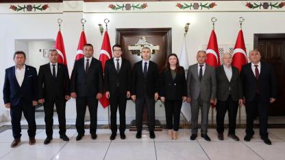 Vali Aktaş’tan Evciler Heyetine Kabul