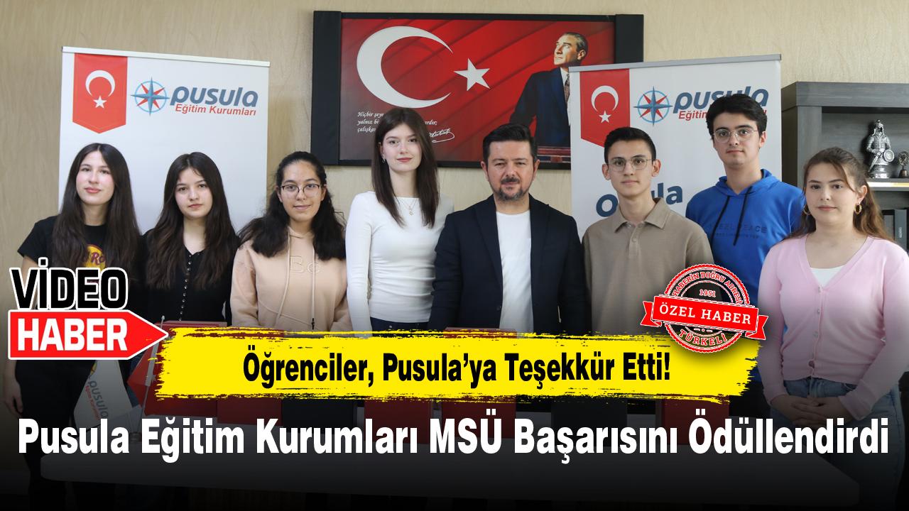 Pusula Eğitim Kurumları MSÜ Başarısını Ödüllendirdi