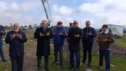 Afyonkarahisar’da Yeni Camii İçin İlk Harç Dualarla Atıldı