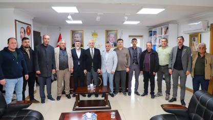 Afyonkarahisar’da Muhtarlardan Dikkat Çeken Ziyaret