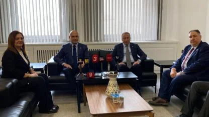 İYİ Parti Heyetinden Başkan Burcu Köksal’a Ziyaret