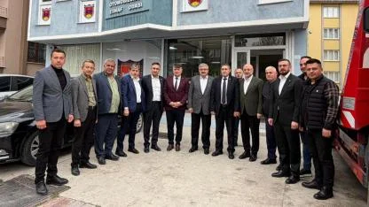 AK Parti Afyonkarahisar heyetinden Şoförler Odası’na ziyaret