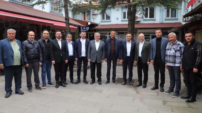 AK Parti Afyonkarahisar heyetinden Ayakkabıcılar Odası’na ziyaret