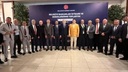 MHP’li Afyonkarahisar Belediye Başkanları İstişare Toplantısına Katıldı