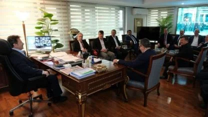 Afyonkarahisar Esnaf Heyetinden TŞOF Başkanı Mehmet Yiğiner’e Geçmiş Olsun Ziyareti