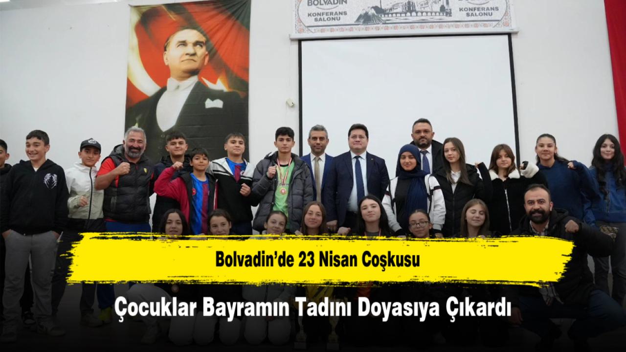 Bolvadin’de 23 Nisan Coşkusu: Çocuklar Bayramın Tadını Doyasıya Çıkardı