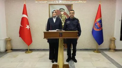 Bakan Yardımcısı Yiğitbaşı ve Vali Aktaş, İl Jandarma Komutanlığını Ziyaret Etti
