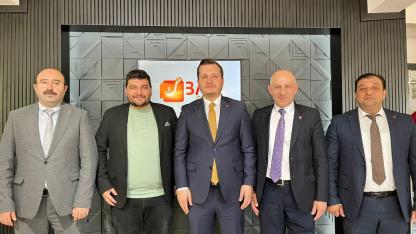 Saadet Partisi Heyetinden Türkeli Gazetesine Ziyaret