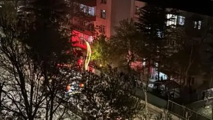 Afyon’da Korkutan Baca Yangını!