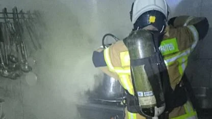 Restoran Ocağında Unutulan Yemek Korkuttu!