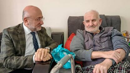 Şahin'den Yaşayan Değerlere Ziyaretler: Yıldırım Dede ve Düğüncü'nün Duası Alındı