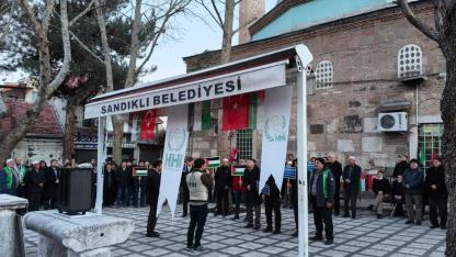 Sandıklı’da İsrail'in Filistinli Esirlere Yönelik "İdam Yasası" Protesto Edildi