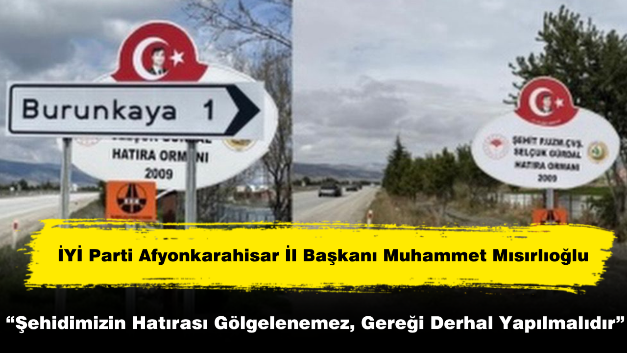 “Şehidimizin Hatırası Gölgelenemez, Gereği Derhal Yapılmalıdır”