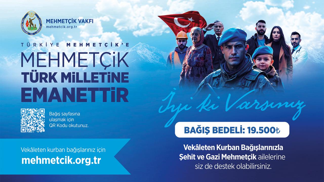 TSK Mehmetçik Vakfı, Vekâleten Kurban Bağışlarını Kabul Edecek
