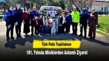 Türk Polis Teşkilatının 181. Yılında Miniklerden Anlamlı Ziyaret