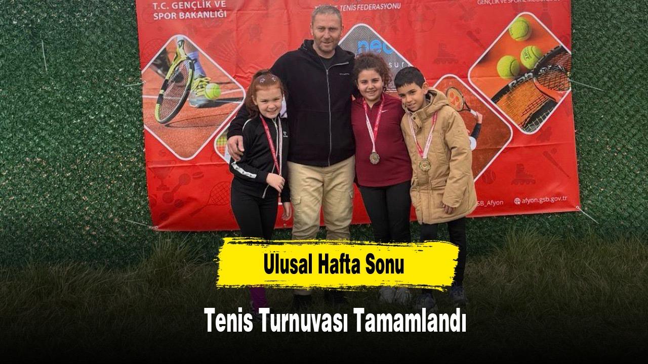 Ulusal Hafta Sonu Tenis Turnuvası Tamamlandı