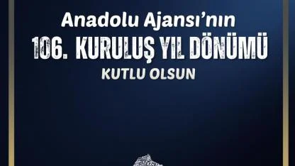 Vali Aktaş, AA'nın kuruluşunun 106. yıl dönümünü kutladı