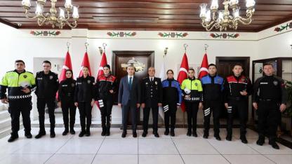 Vali Aktaş, Emniyet Teşkilatı Mensuplarını Kabul Etti