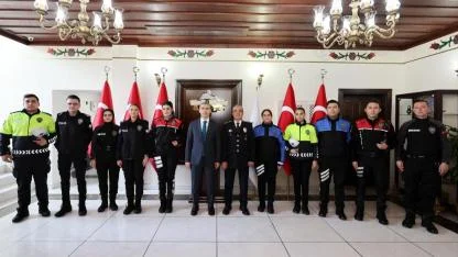 Vali Aktaş, Emniyet Teşkilatı Mensuplarını Kabul Etti