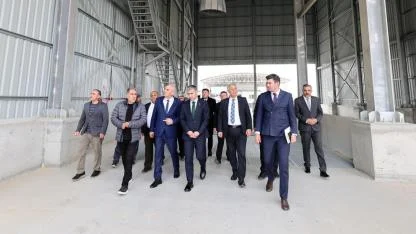 Vali Aktaş Lisanlı Depo ve Canlı Hayvan Borsası Alanında İncelemelerde Bulundu