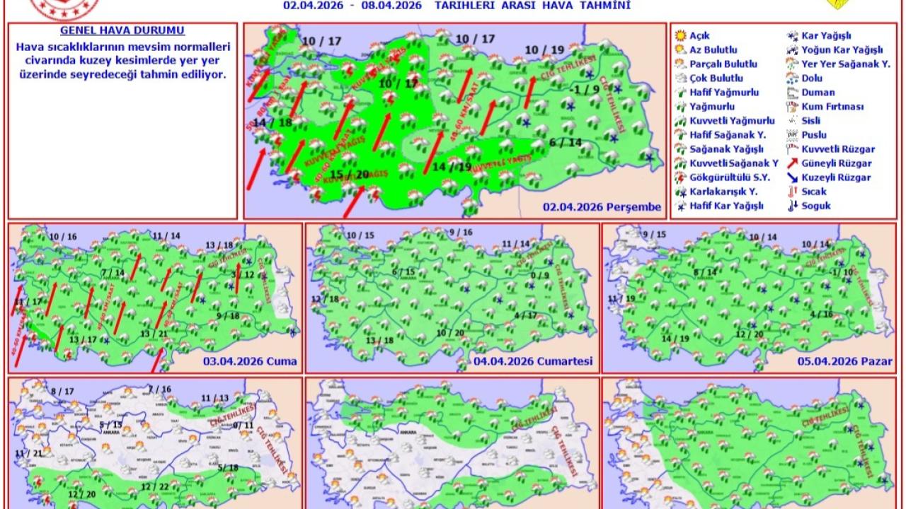 Valili'ten Kuvvetli Rüzgar ve Fırtına Uyarısı