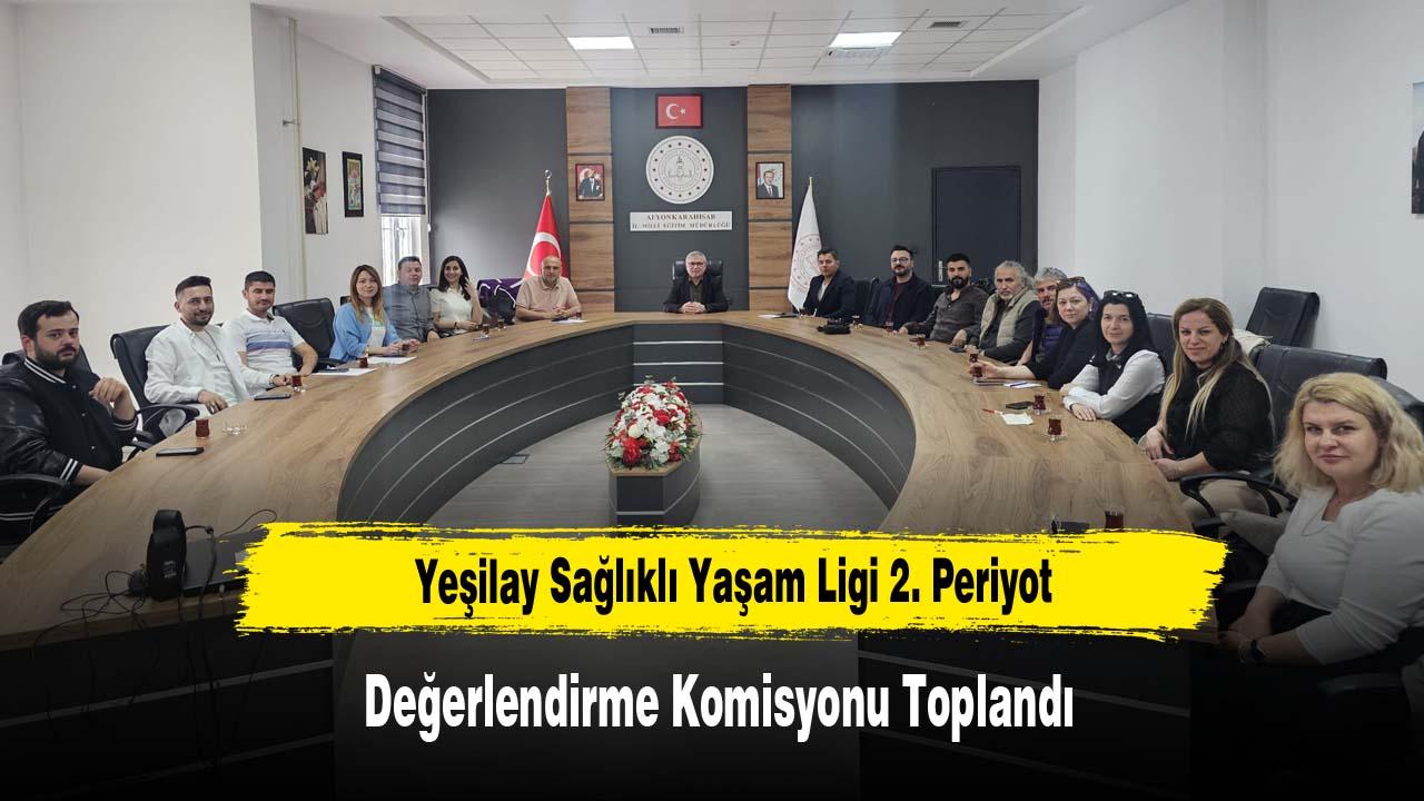 Yeşilay Sağlıklı Yaşam Ligi 2. Periyot Değerlendirme Komisyonu Toplandı