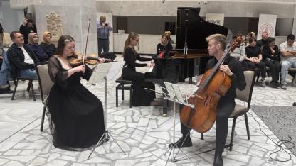 25. Afyonkarahisar Klasik Müzik Festivali'nde "Ars Essendi Üçlüsü" Konser Verdi