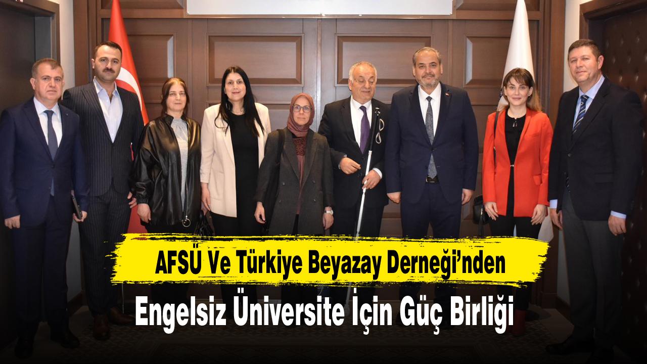 AFSÜ Ve Türkiye Beyazay Derneği’nden Engelsiz Üniversite İçin Güç Birliği