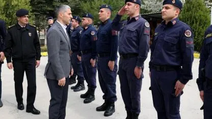 Afyonkarahisar Valisi Aktaş’tan Tatarlı Jandarma Karakol Komutanlığı'na Ziyaret