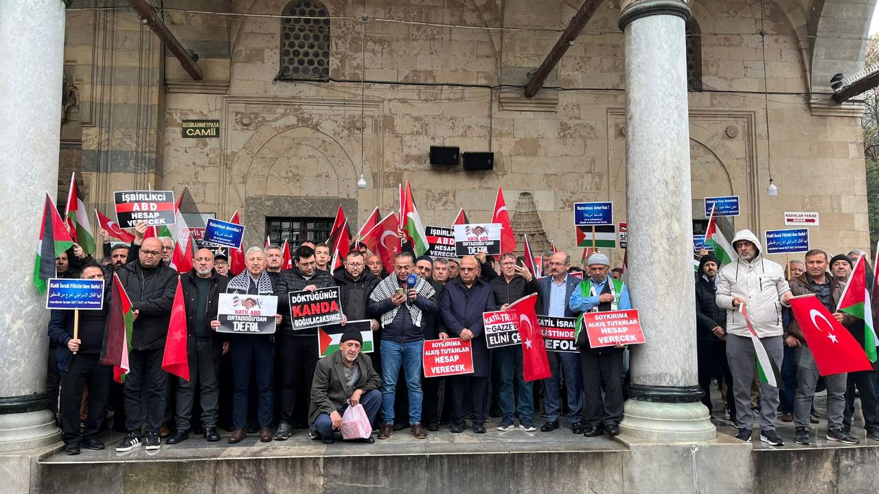 Afyonkarahisar'da "Küresel Sumud Filosu"na Yapılan Müdahaleye Tepki