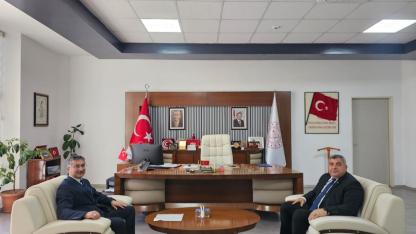 Başhekim Gürbüz’den İl Milli Eğitim Müdürü Sünnetci’ye Ziyaret
