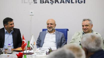 Başkan Şahin Kızılören’de Teşkilatla Buluştu