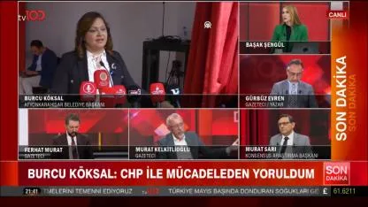 Burcu Köksal'dan özel açıklama:  "CHP'den çok yoruldum!"