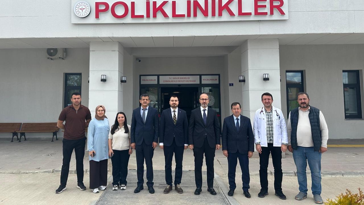 İl Sağlık Müdürü Öztürk’ten Yeni Açılan Çobanlar Devlet Hastanesi’ne Ziyaret