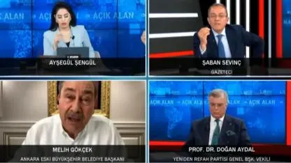 Melih Gökçek ile Şaban Sevinç Canlı Yayında Tartıştı: “Gazetecilik Hayatın Bitti” Çıkışı Gündem Oldu